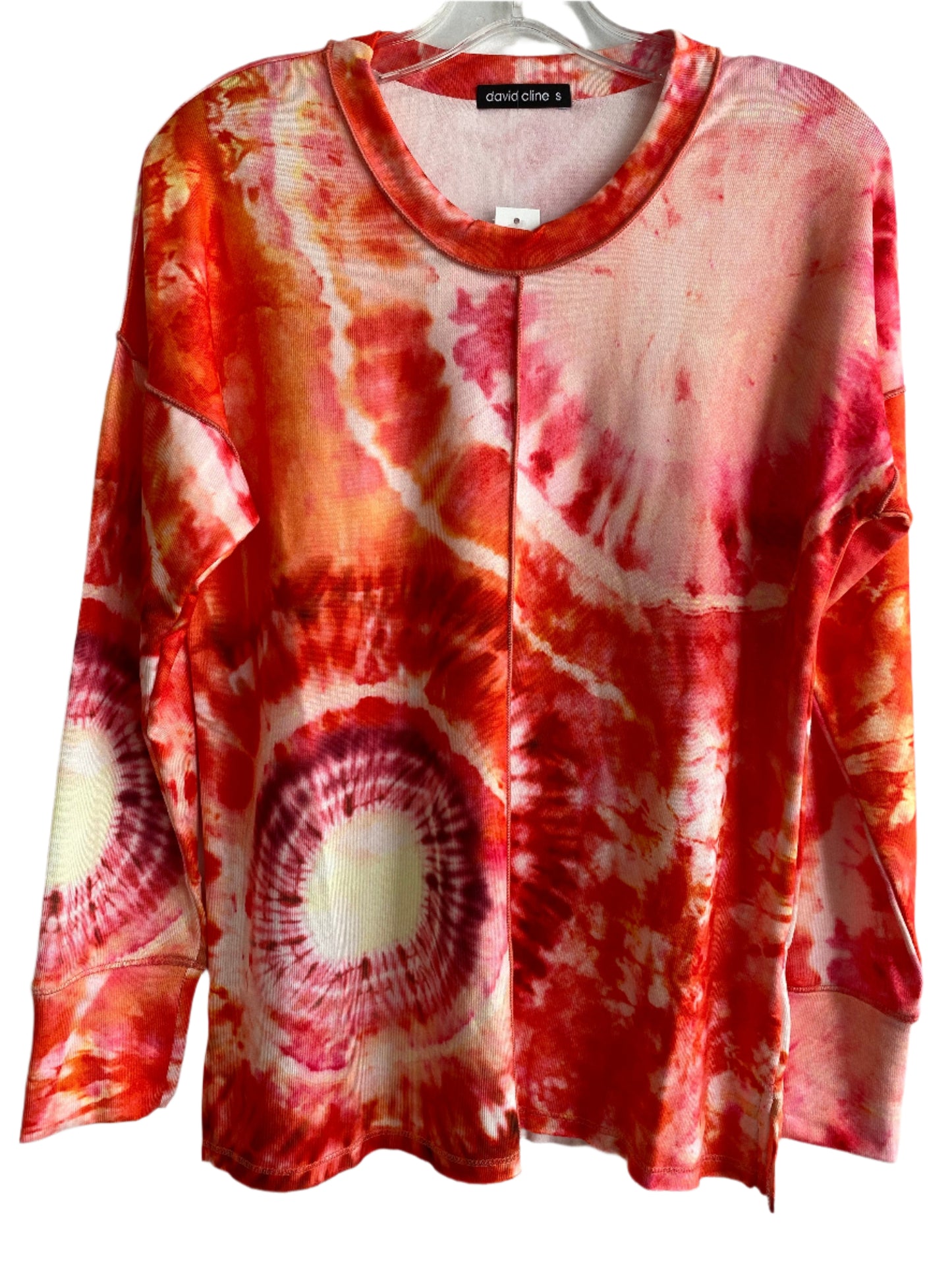 Sweatshirt With Front Seam-Lava