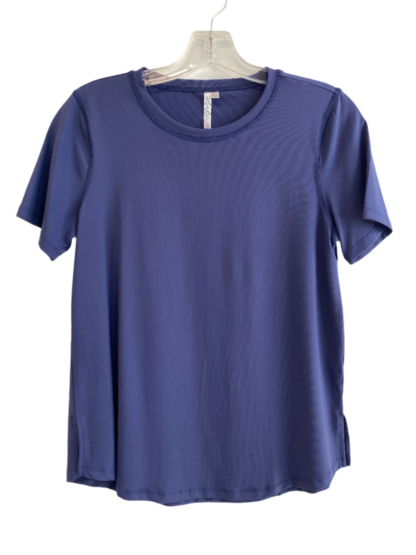 Nancy's Short Sleeve Top-Navy