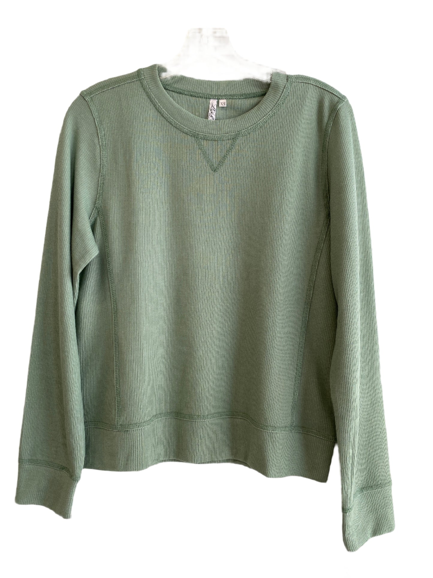 Scoop Neck Pullover-Sage