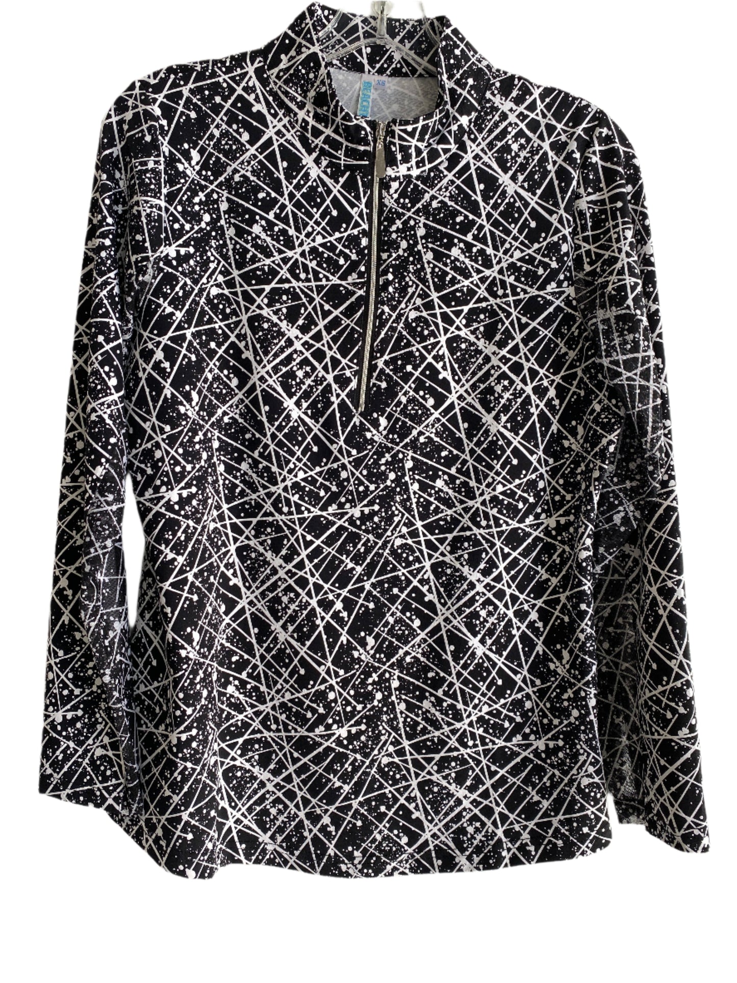 High Neck Zip Pullover-LBWH