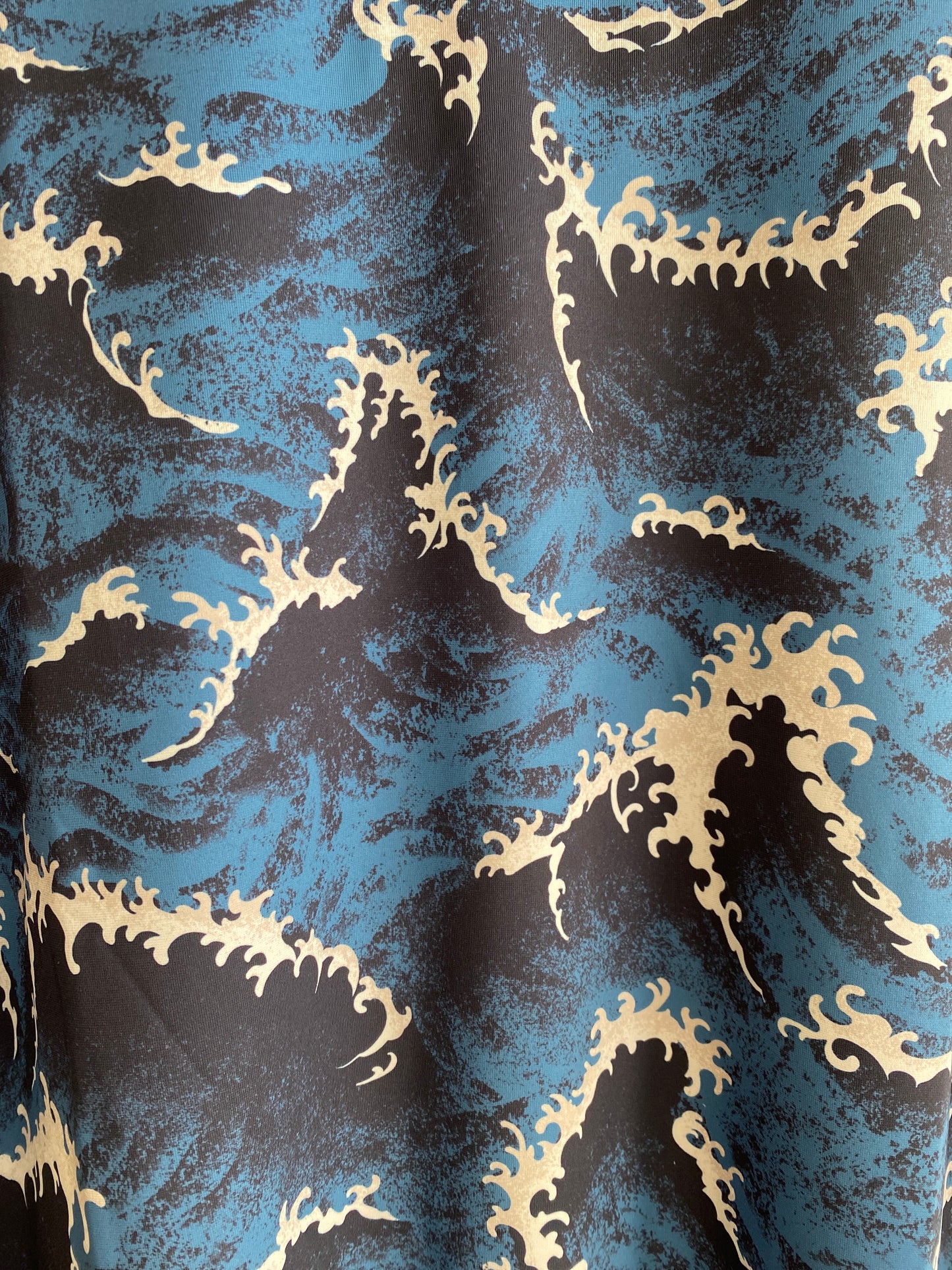 Nami Kaze Knit Polo-Navy