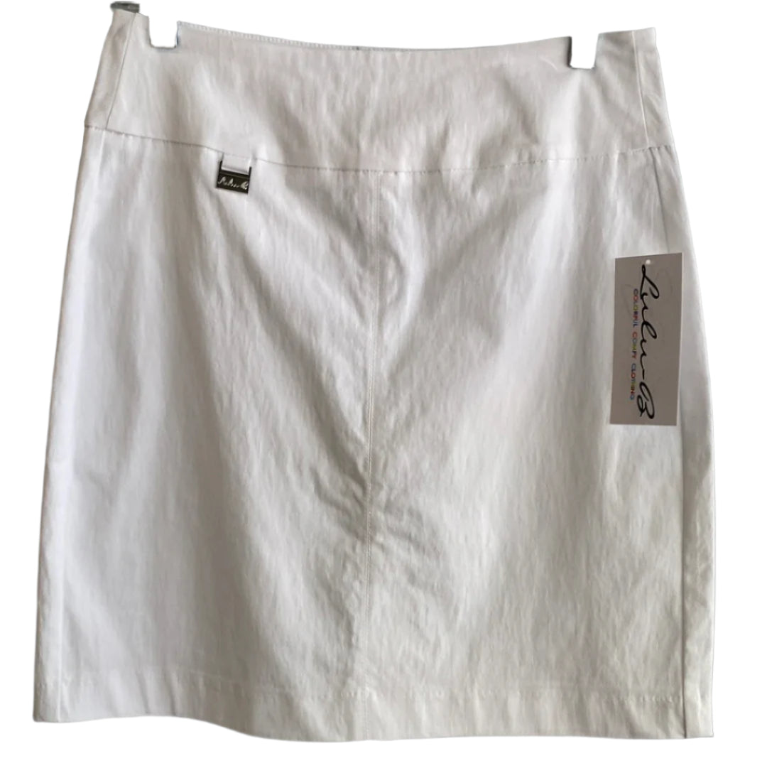 Stretch Skirt-White
