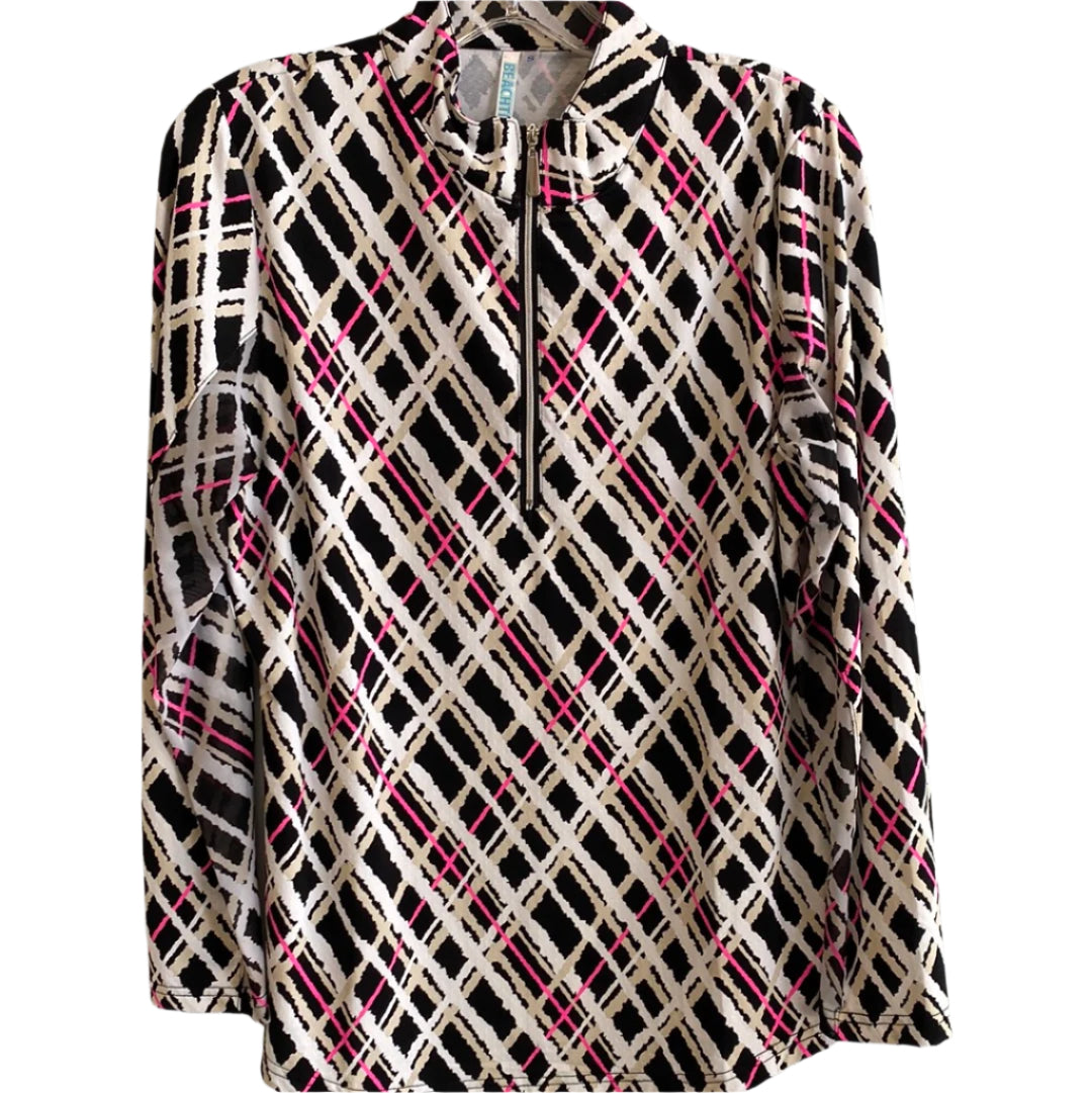 High Neck Zip Pullover-FPLN
