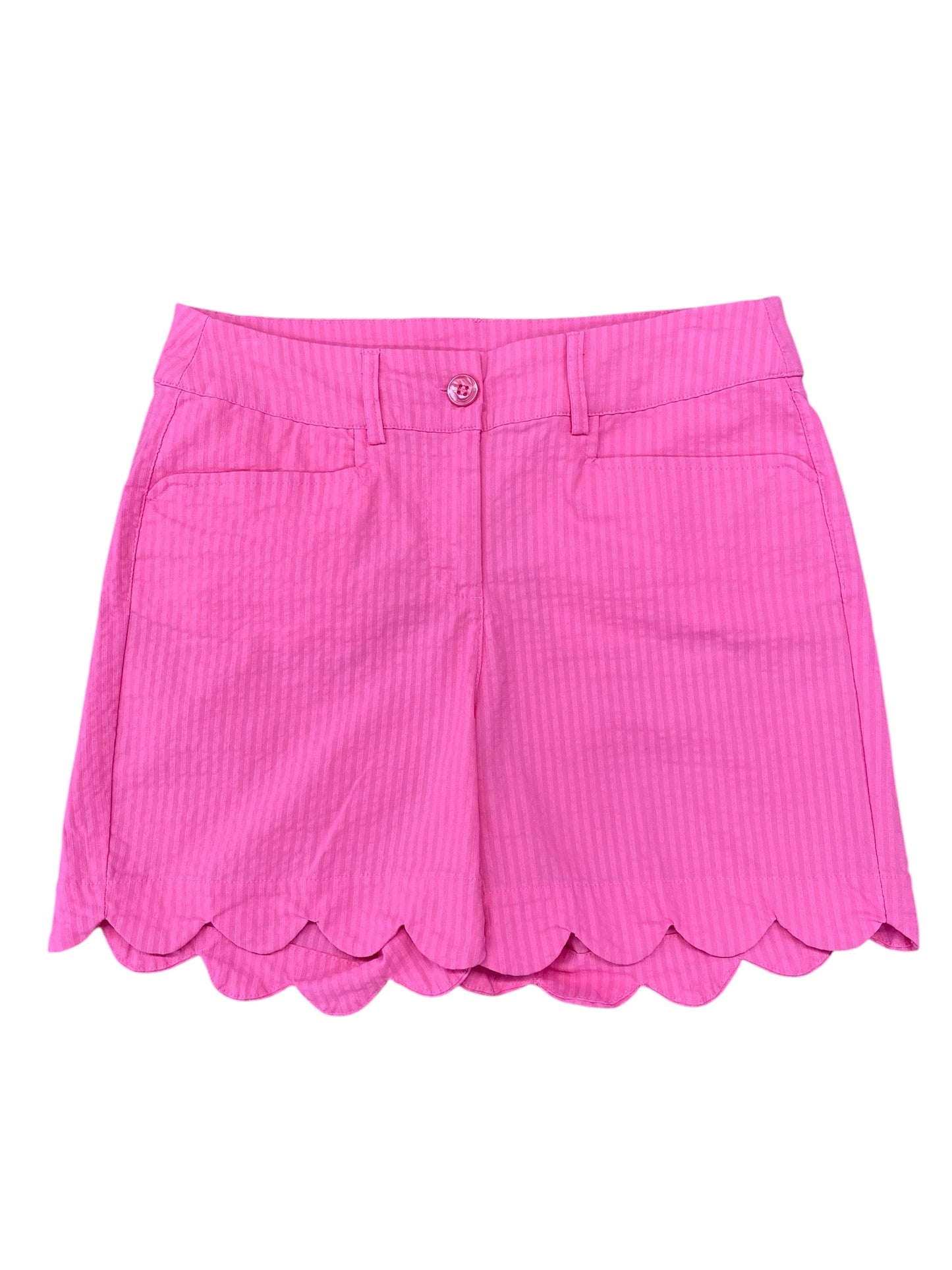 Scallop Shorts-Clear Pink