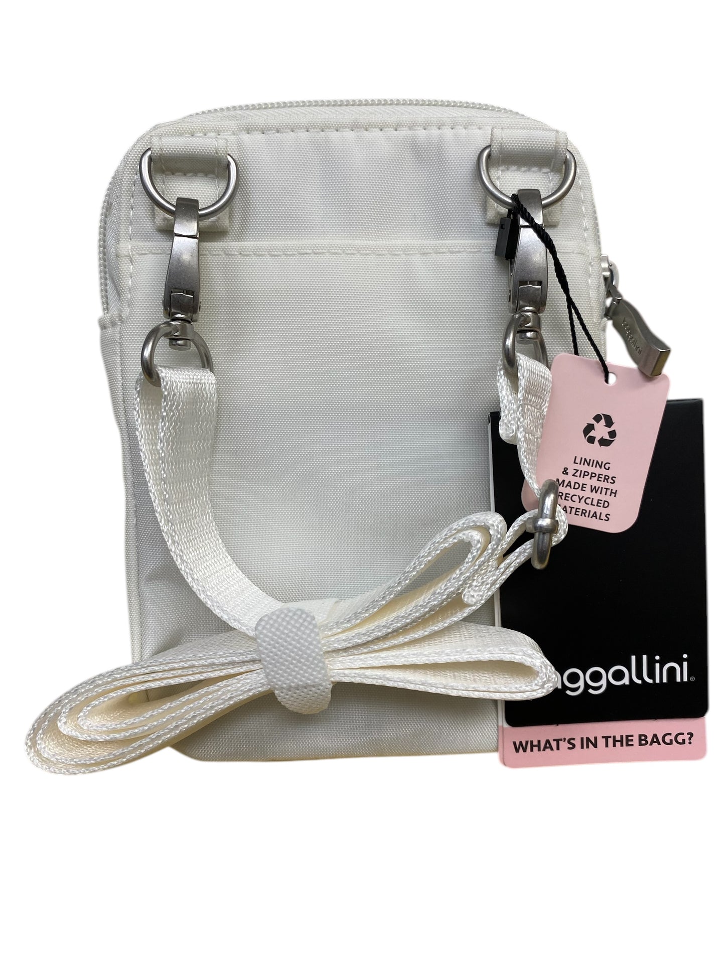 Modern RFID Crossbody-White
