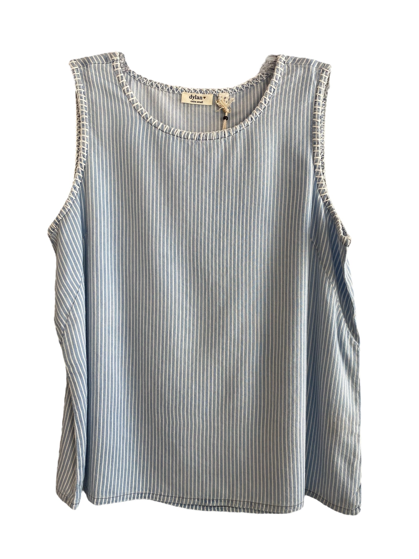 Ellis Blanket Stitch-Chambray