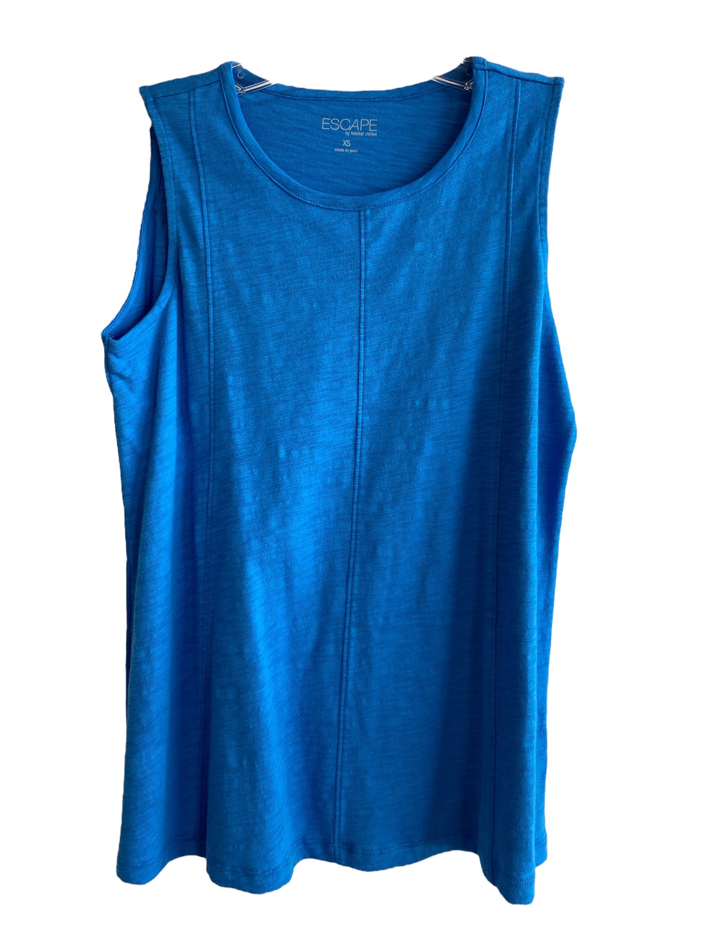 Cotton Seamed Tank-Riviera