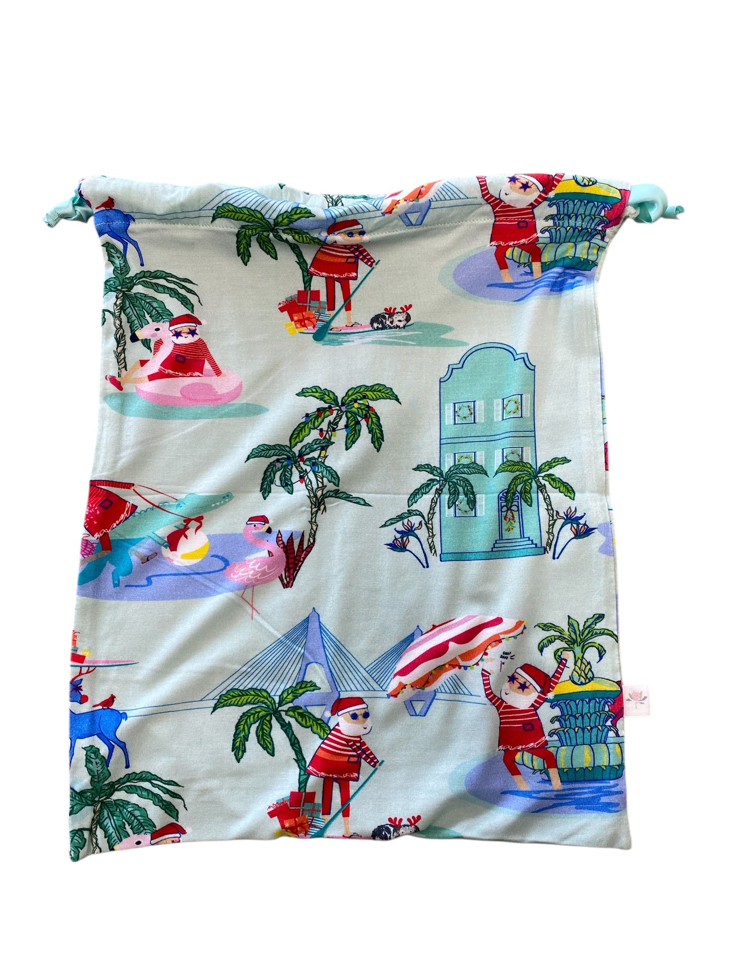 Santa In Charleston PJ Set