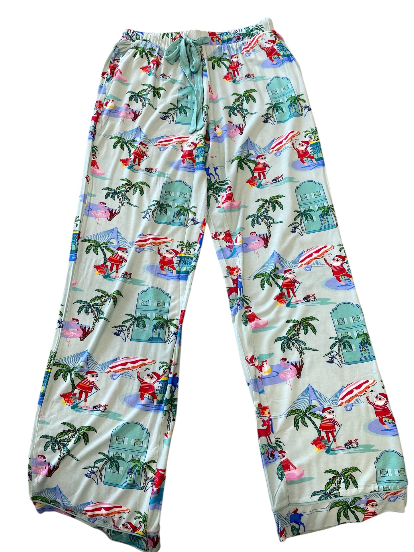Santa In Charleston PJ Set