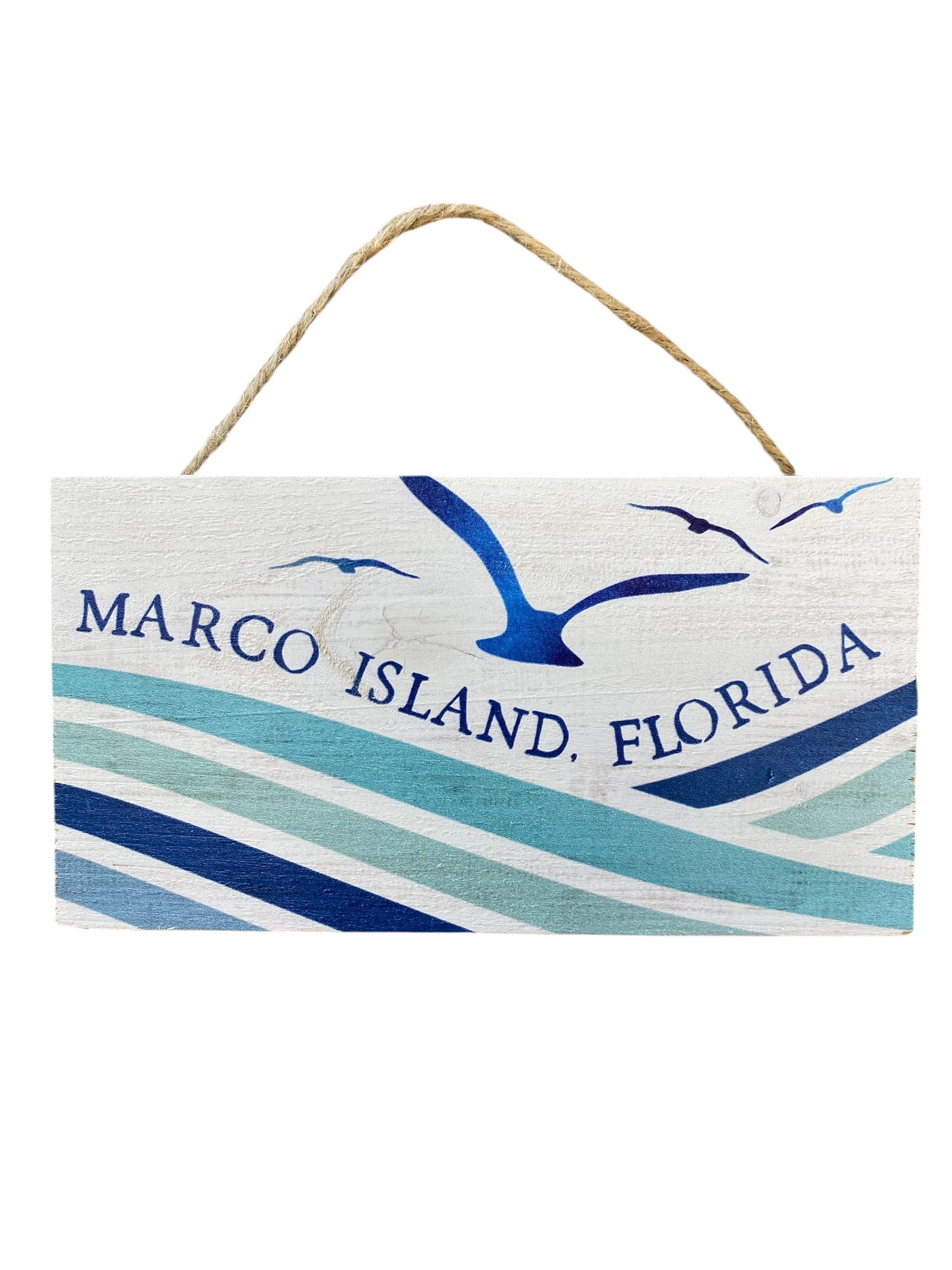 Location Waves Wood Plaque