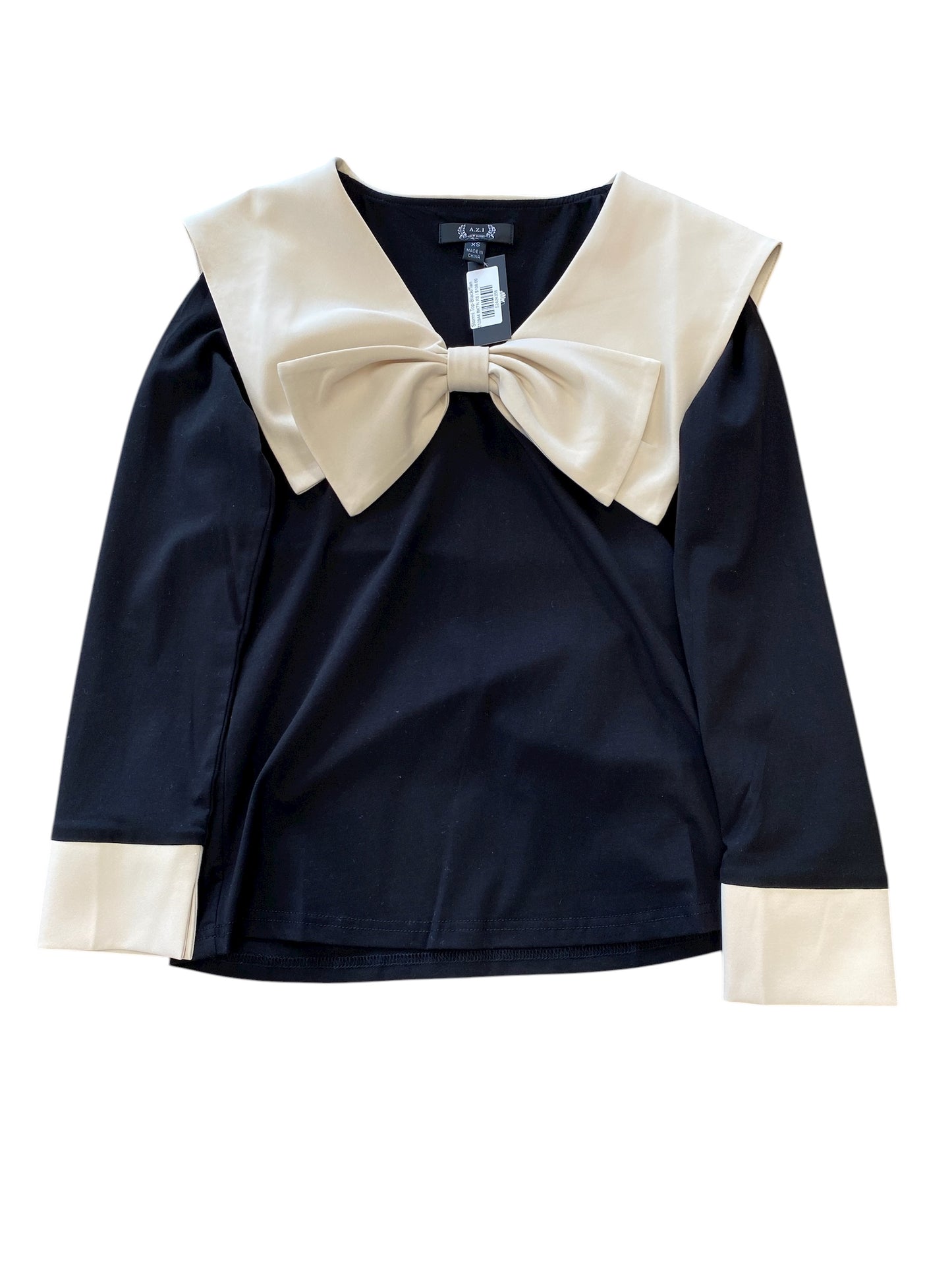 Stormi Top-Black/Tan