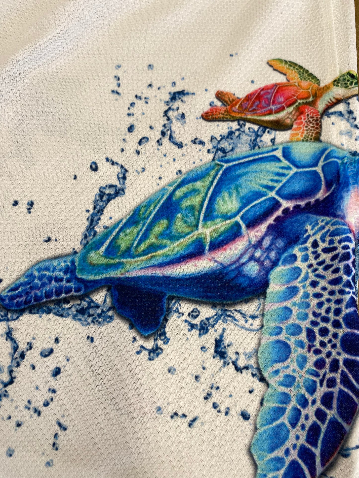 MI Turtle L/S DriQ Shirt-White