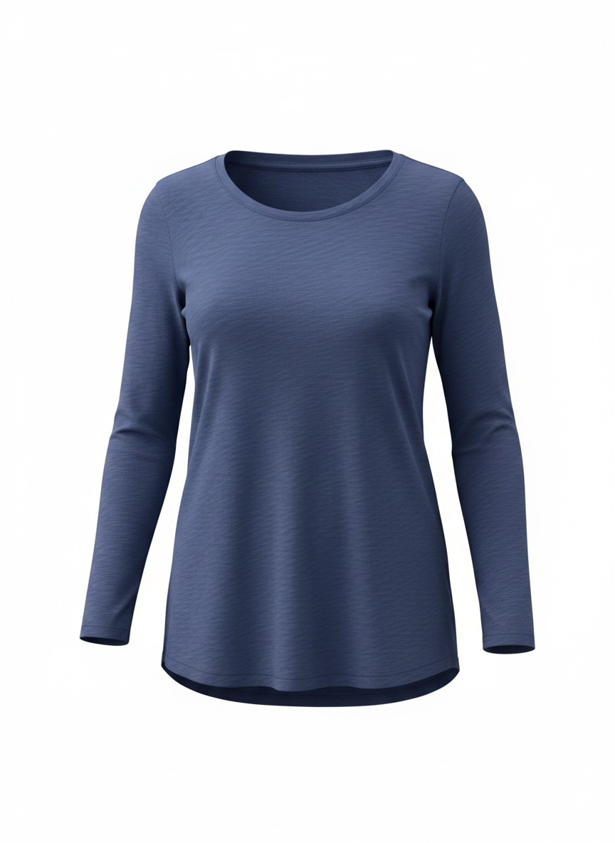 Hi-Low Tee - Navy