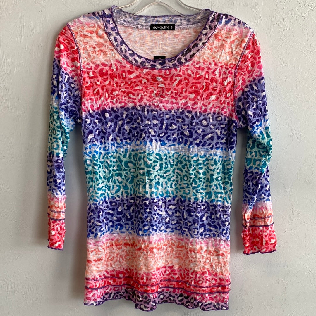 3/4 Sleeve Merrow Stitch Crew Neck-Wild