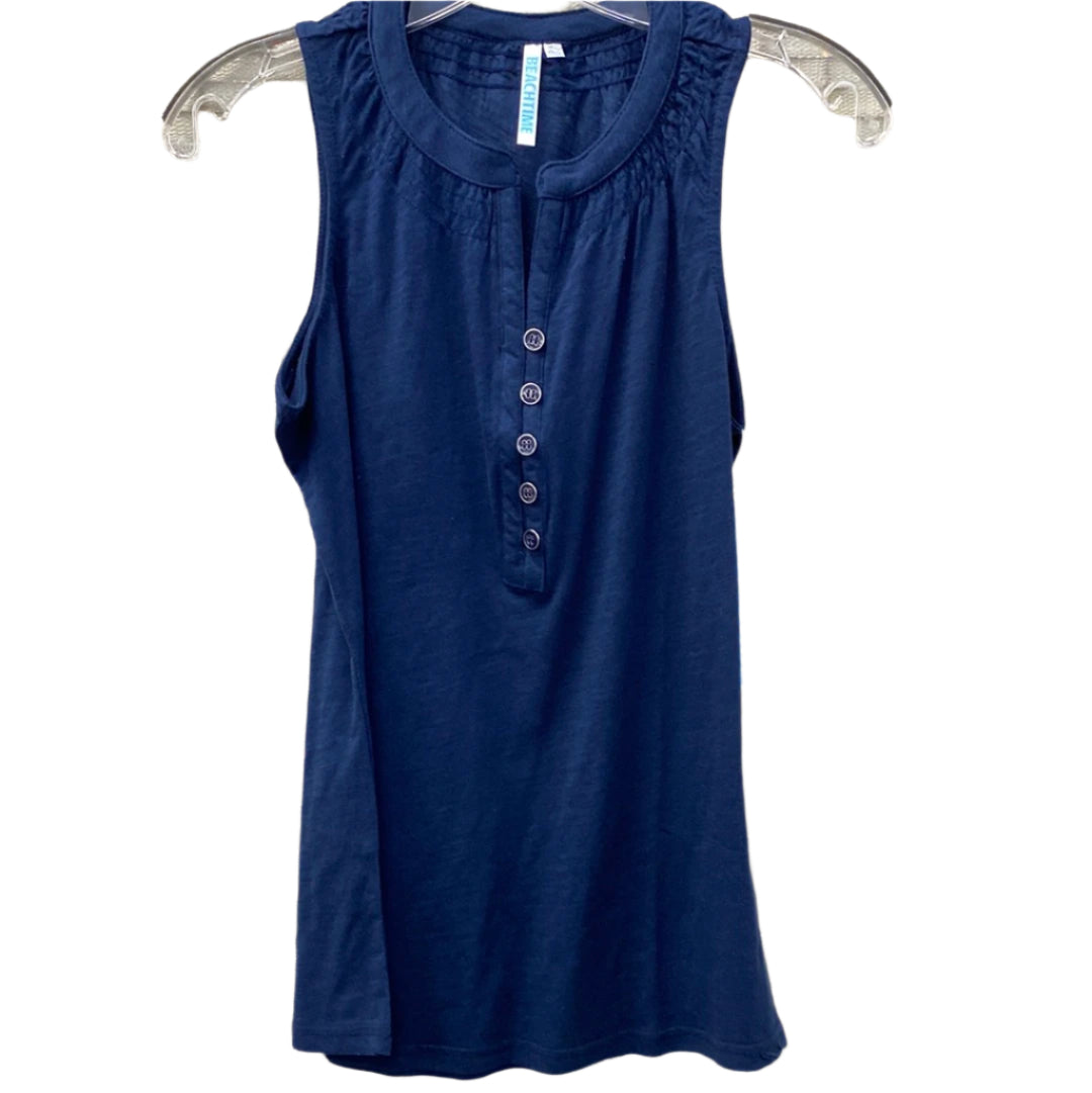 Bella Tank-Navy