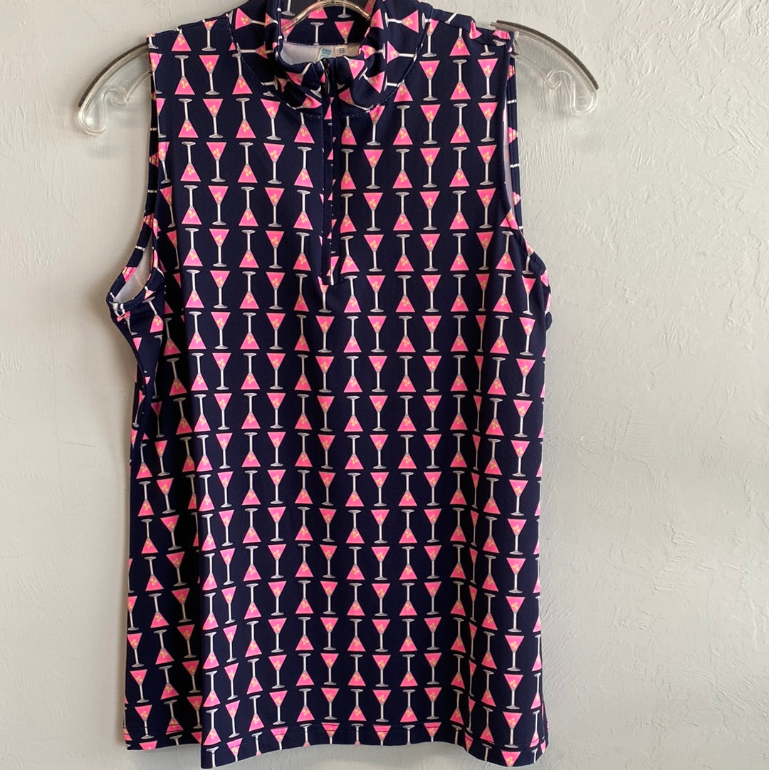 Sleeveless Zip Top-MRTI