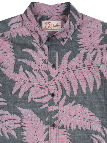 Palapalai Button Down Shirt - Black Reverse