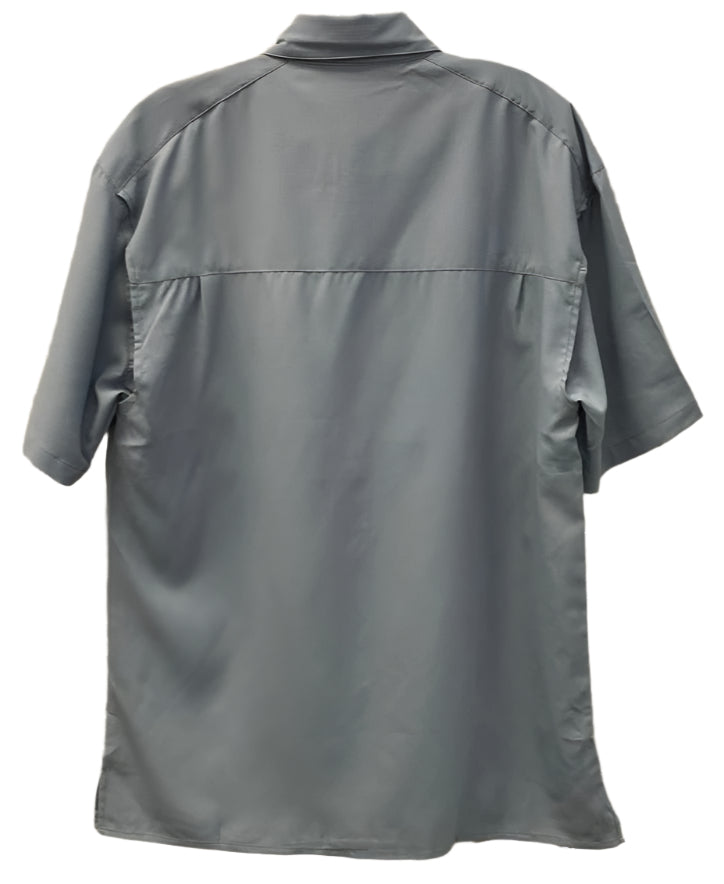 Grey button up shirt