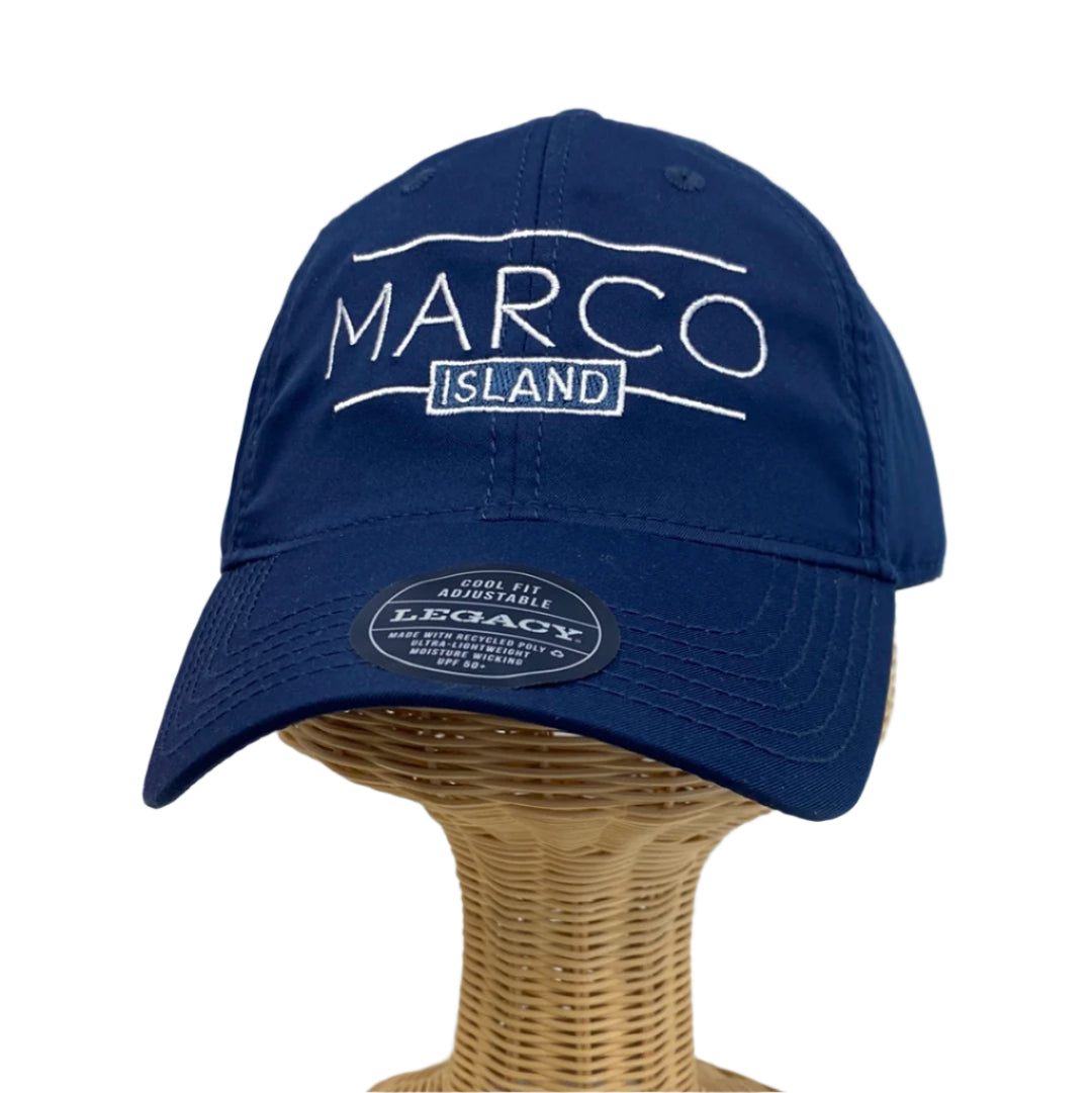 Cool Fit Marco Island Box & Bars Navy