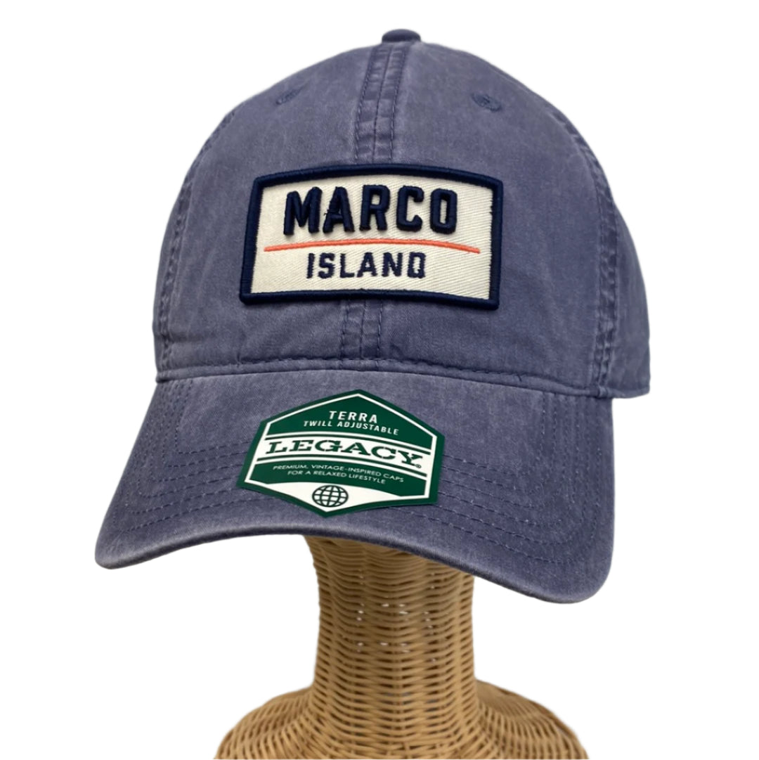 Terra Twill Marco Island Split Box-Slate Blue