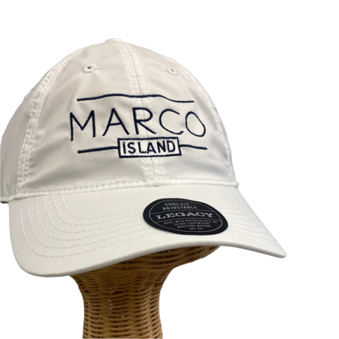 Cool Fit Marco Island Box & Bars Navy/White
