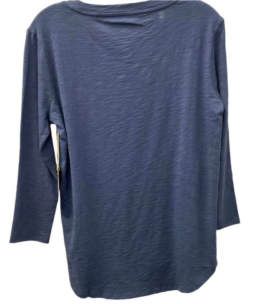 navy long sleeve top