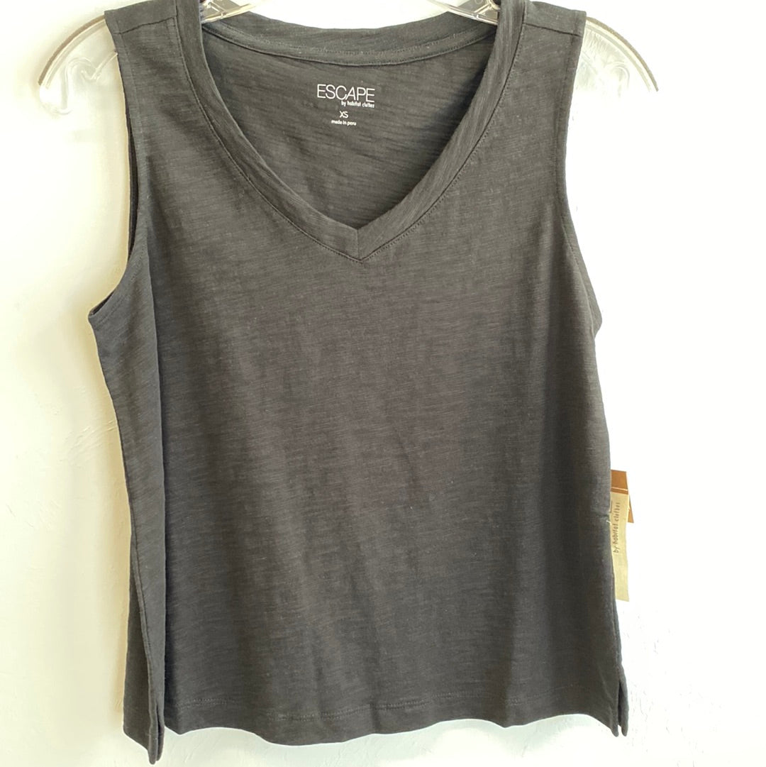 V-Neck Tank - Black