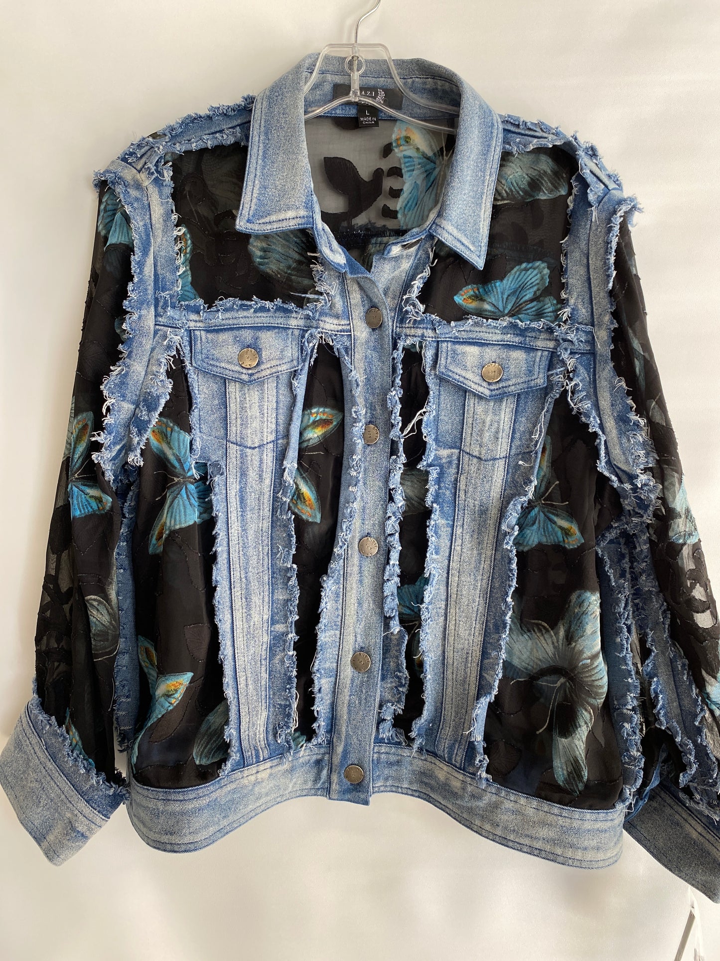 Jane Jacket-Denim/Blue