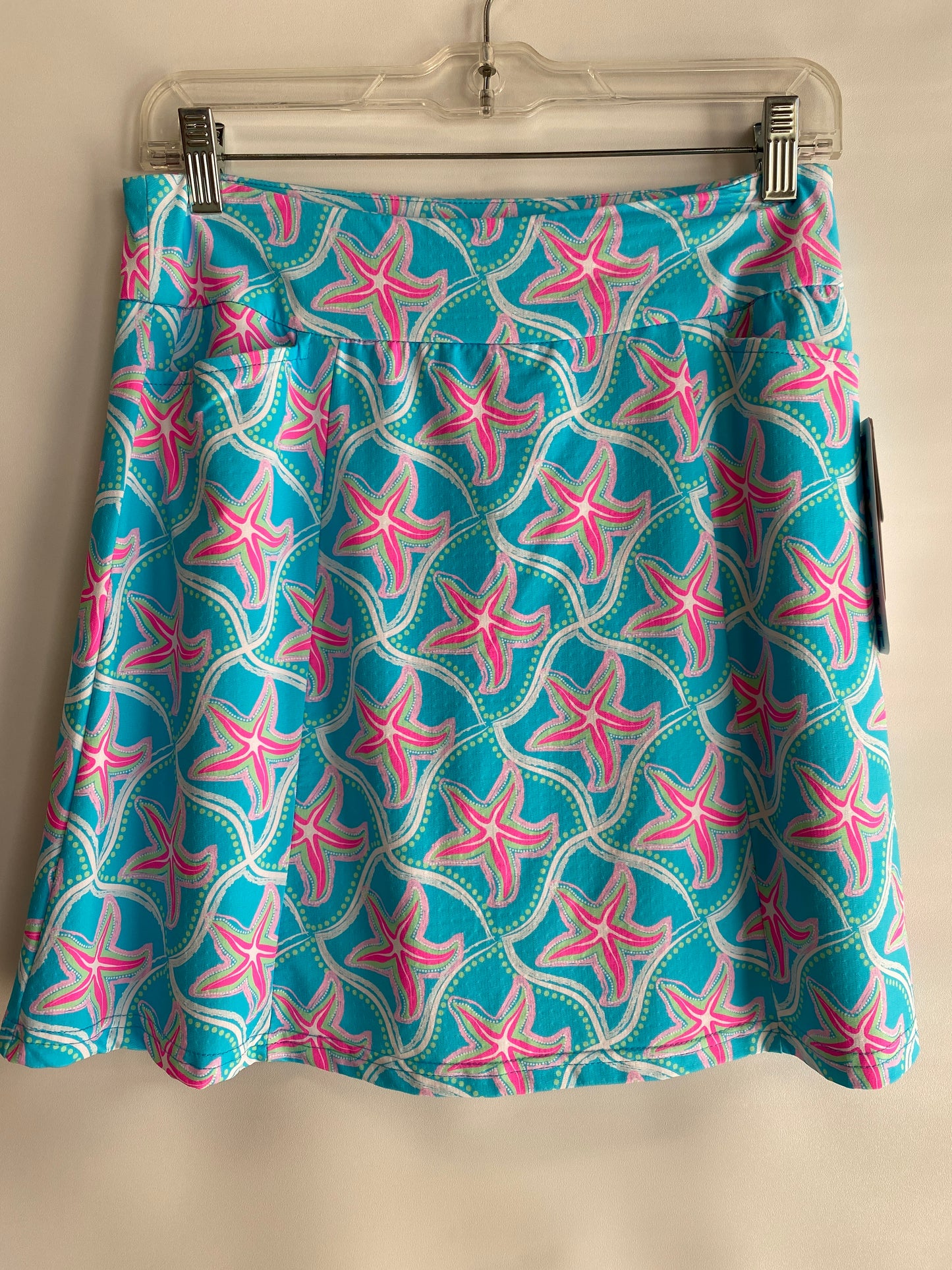 Two Pocket Skort-Starfish Turq/Pink