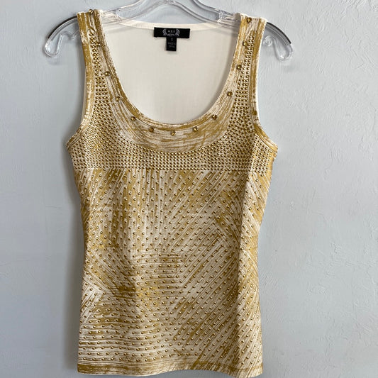 Foxy Tank Top-Gold