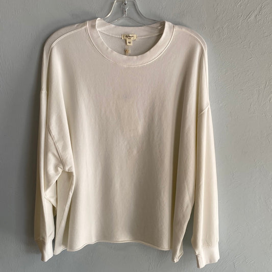 Fleece Dawn Sweatshirt-White