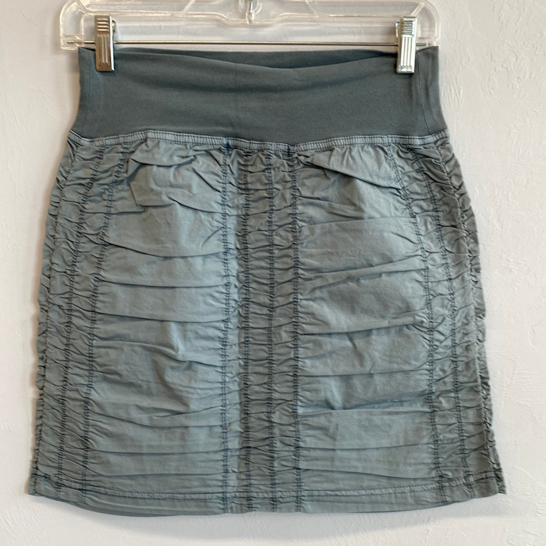 Trace Skirt-Blue Steel