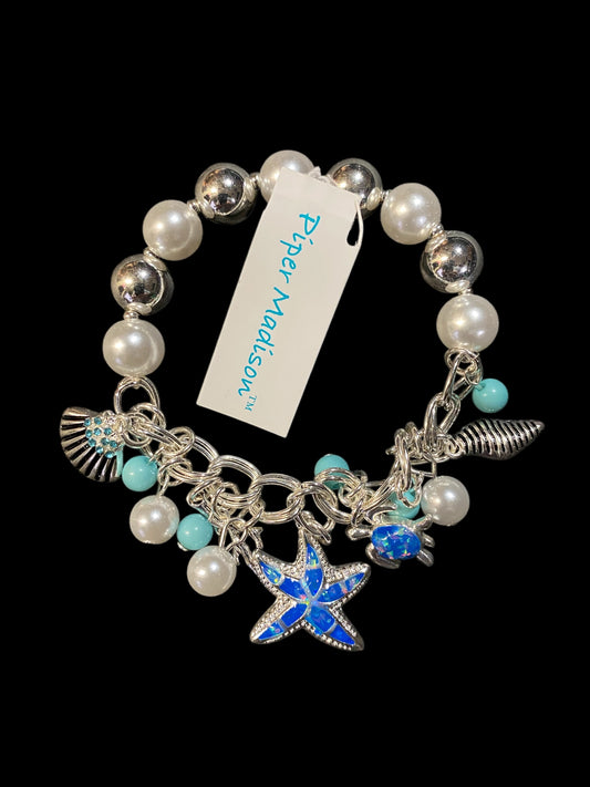 Blue Sea Life Charms Bracelet