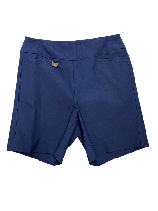 Pull On Short With Side Vent - Navy