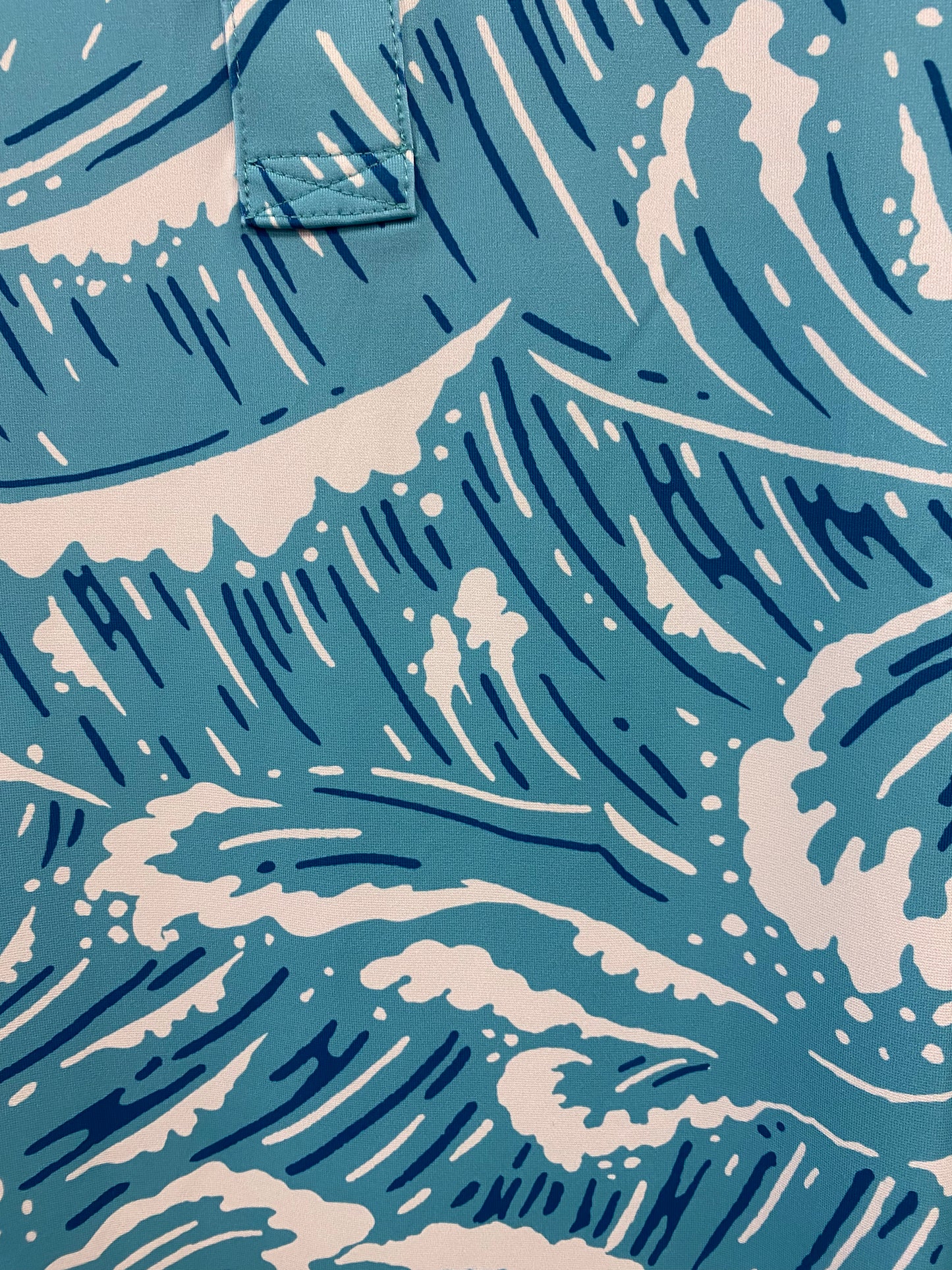 Heavy Water Knit Polo-Water