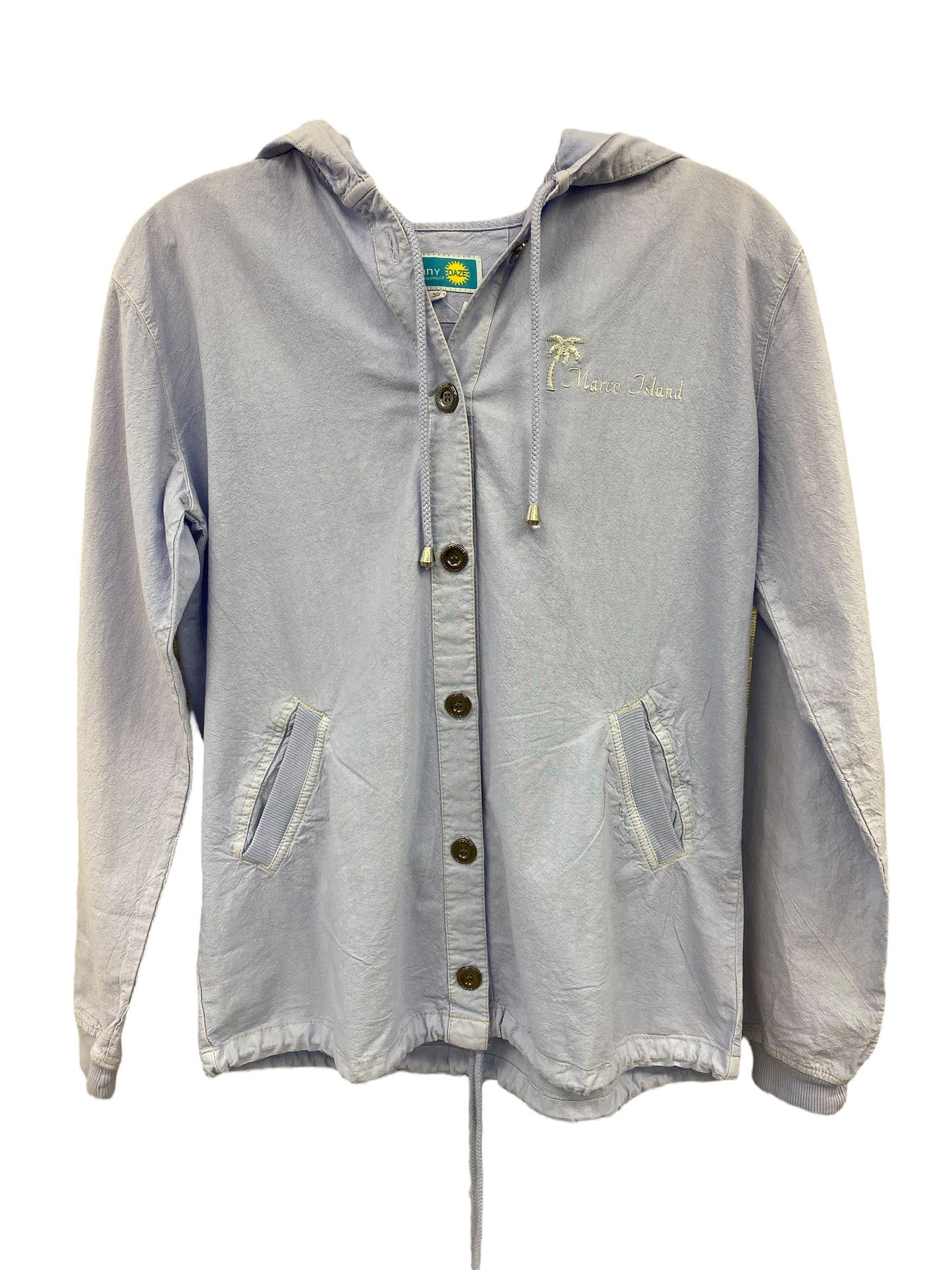 Breezy Beach Hoodie-Salt Wash Blue