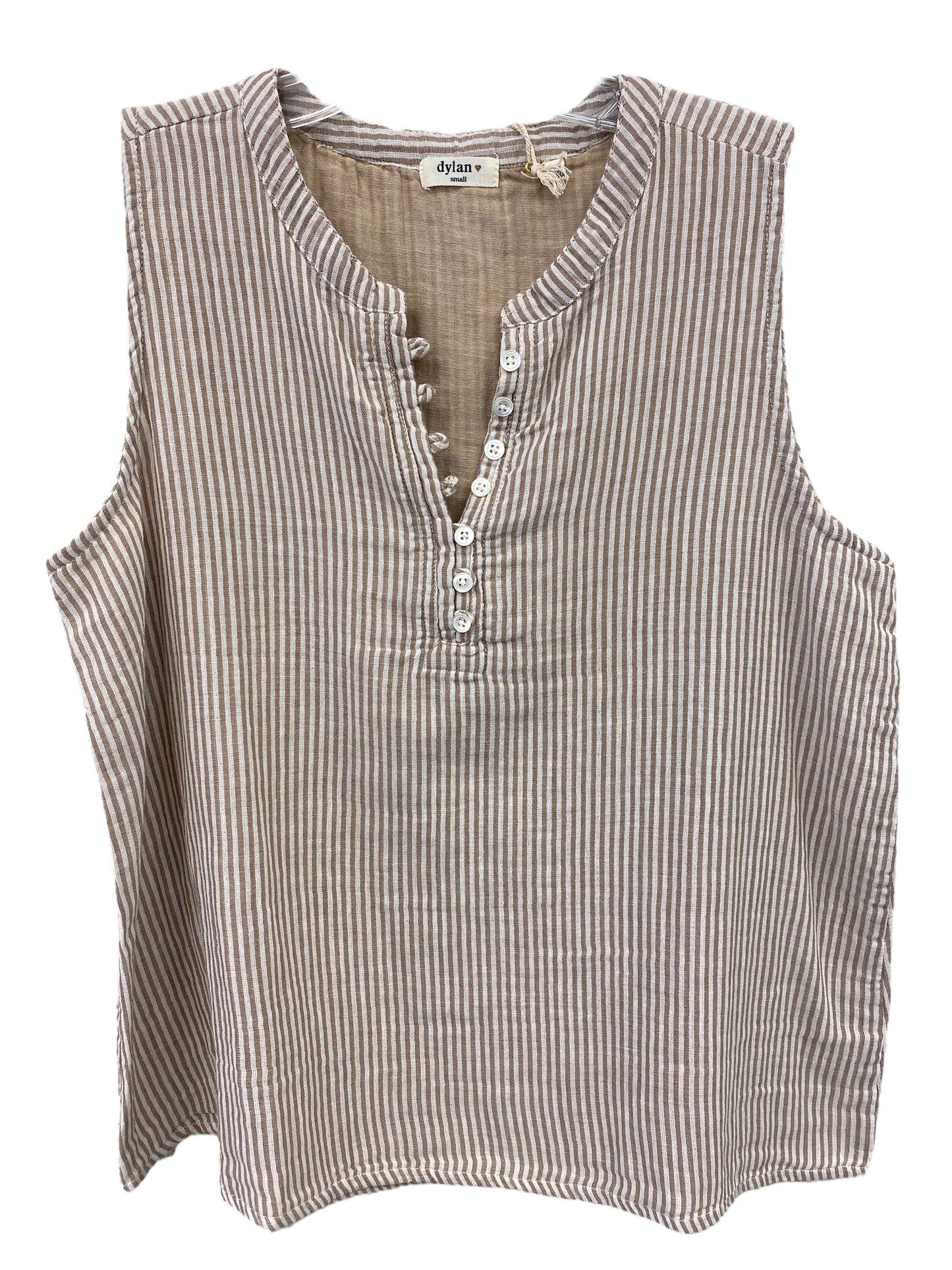 A Line Sleeveless Top-Driftwood