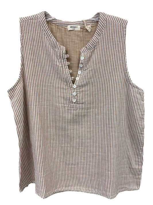 A Line Sleeveless Top-Driftwood