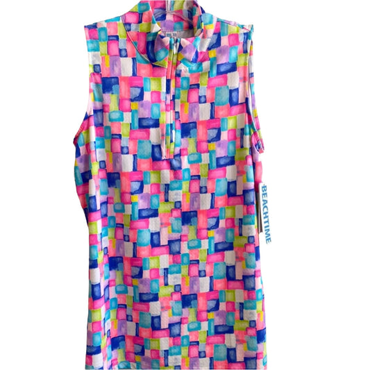 Sleeveless Zip Top-KLMU