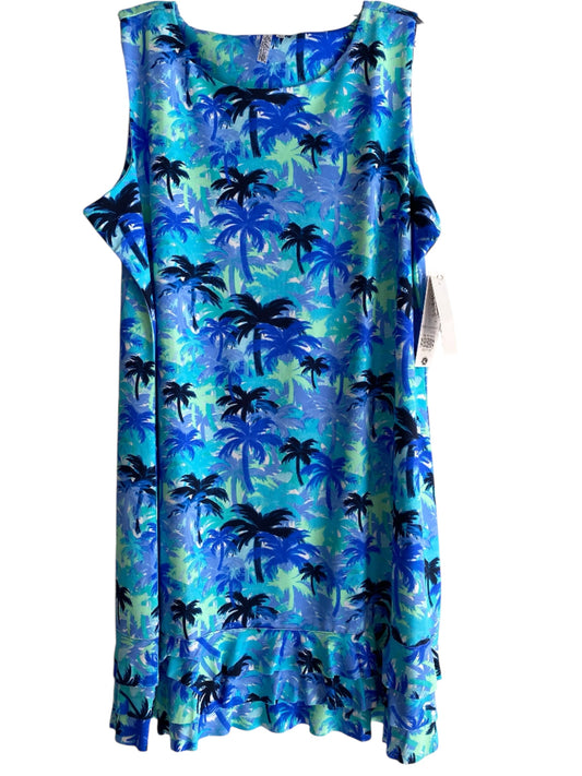Sleeveless Ruffle Trim Dress-PTBL