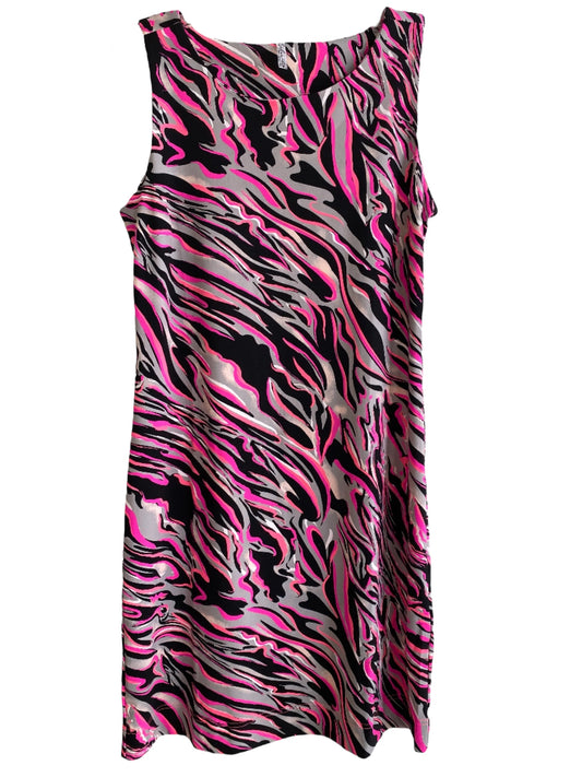 Sleeveless Travel Dress-Abstract Hot