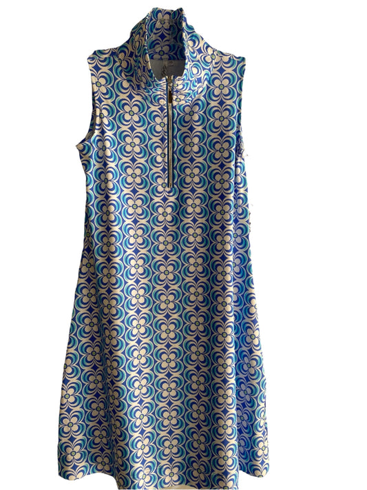 Sleeveless Zip Swing Dress-DGPT