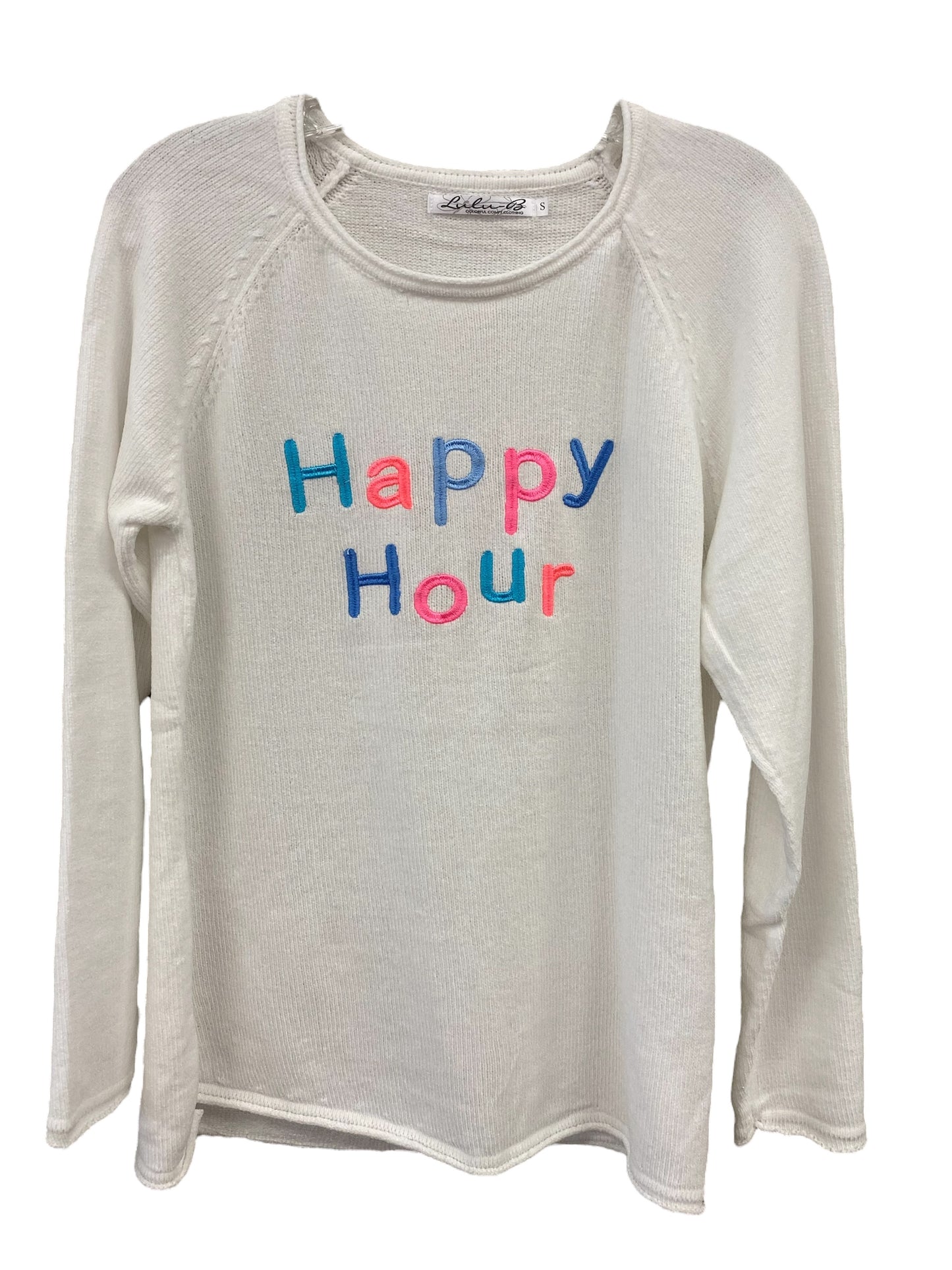 Scoop Neck Embroidery Sweater-HHWT