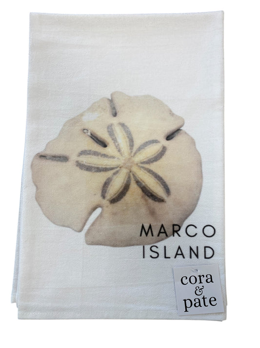 Tea Towel Sand Dollar