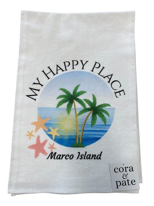 Tea Towel My Happy Place