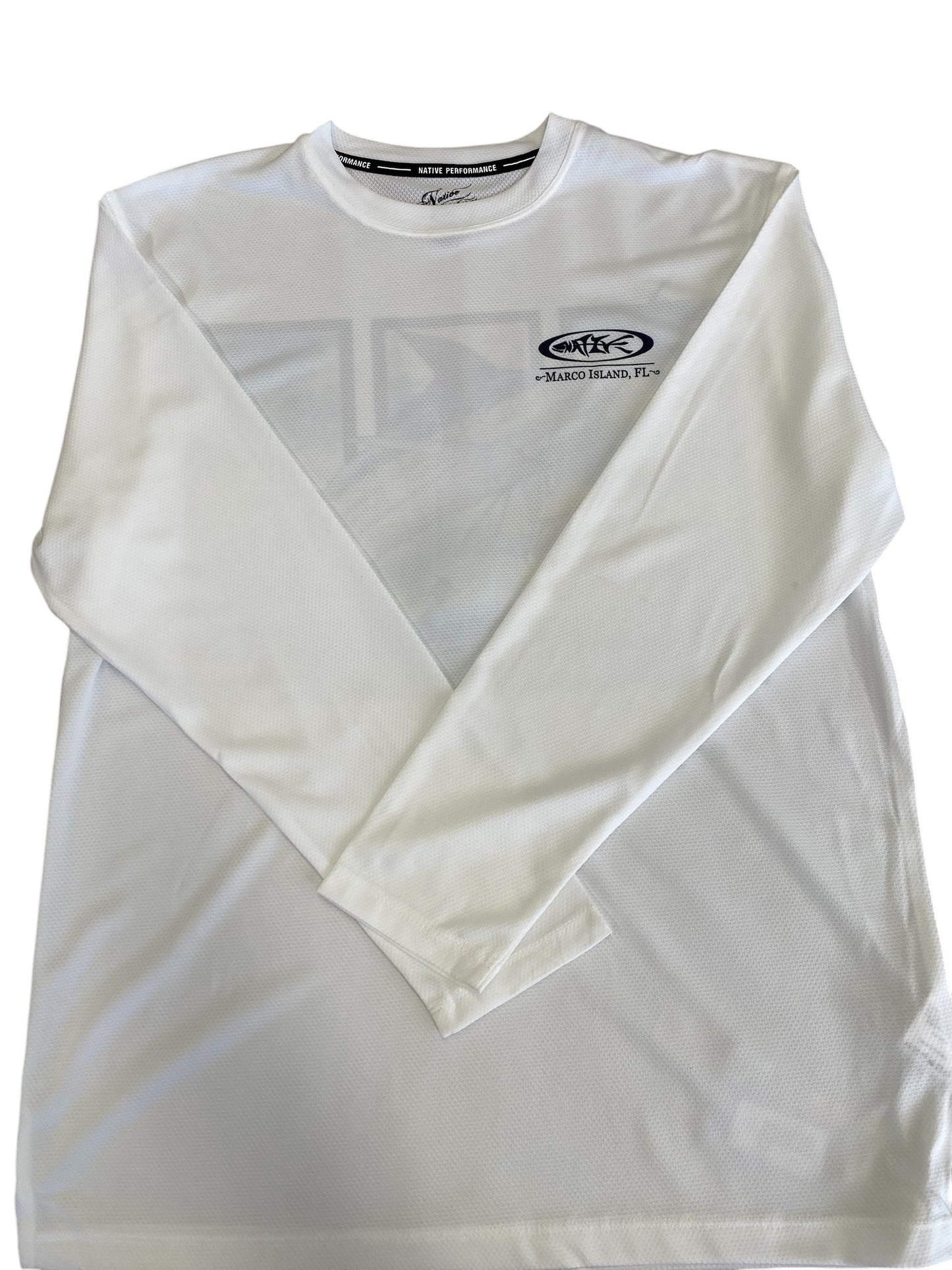 MI Marlin L/S DriQ Shirt-White