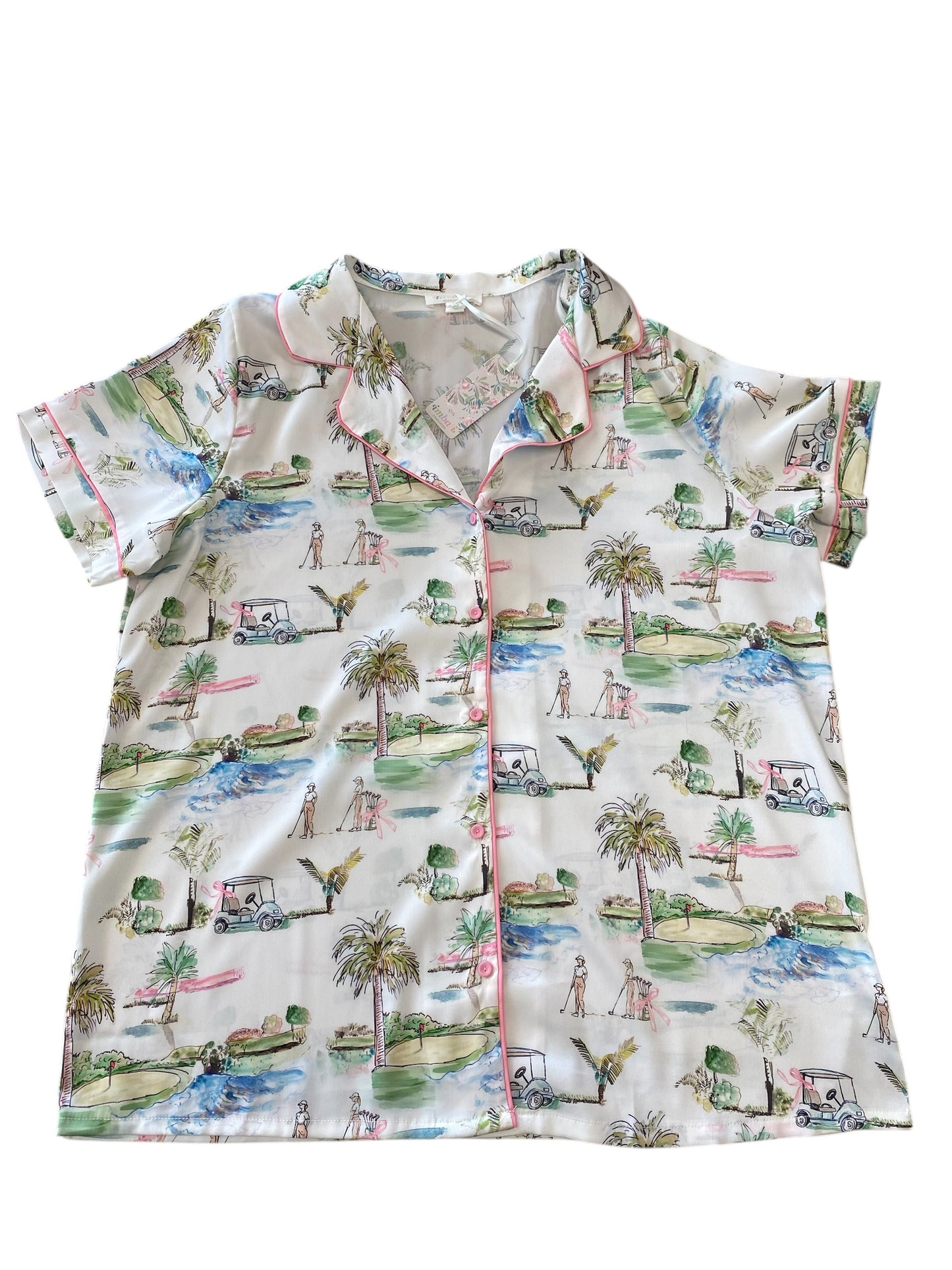 Golf Scene Short PJ Set