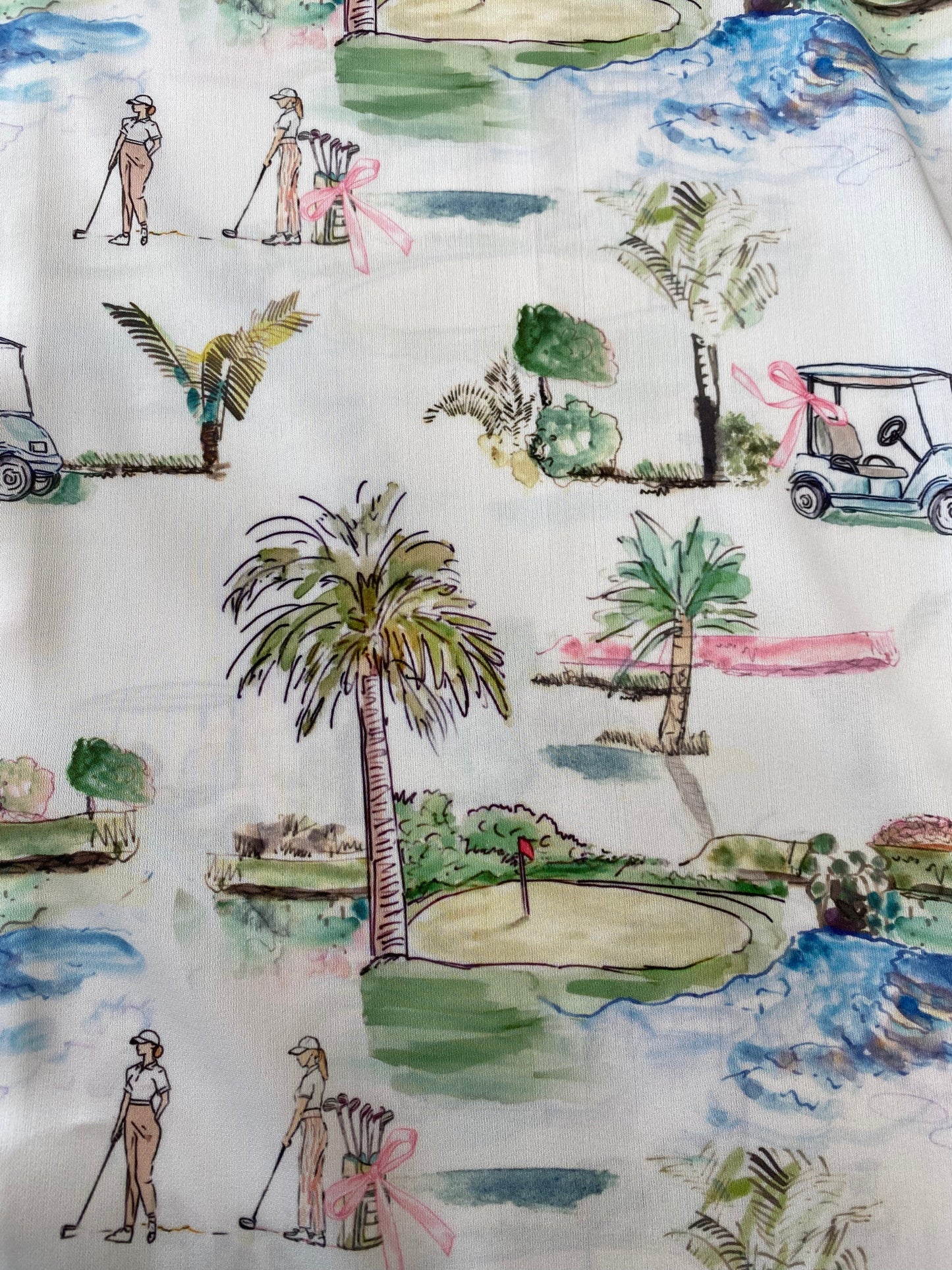 Golf Scene Short PJ Set