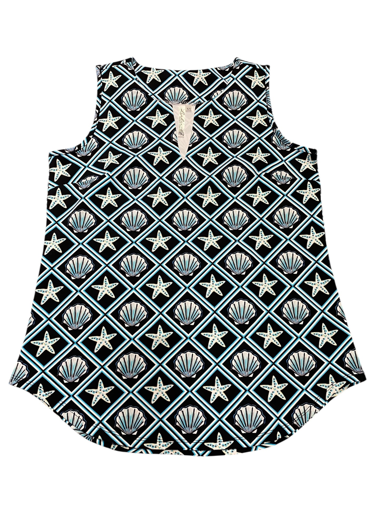 Sleeveless Keyhole Top-BNSS