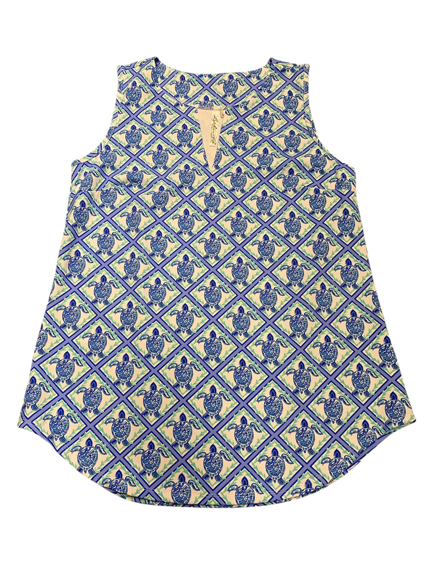 Sleeveless Keyhole Top-BNTU